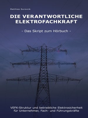cover image of Die Verantwortliche Elektrofachkraft